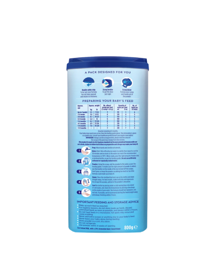 Aptamil 1 First Infant Milk Formula (800g)
