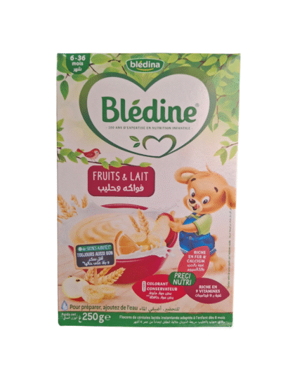Blédine Baby Cereal Fruits & Milk (250g)