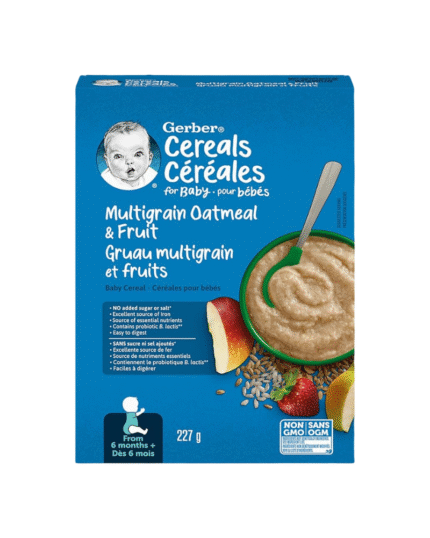 Gerber Multigrain Oatmeal & Fruit Baby Cereal (227g)