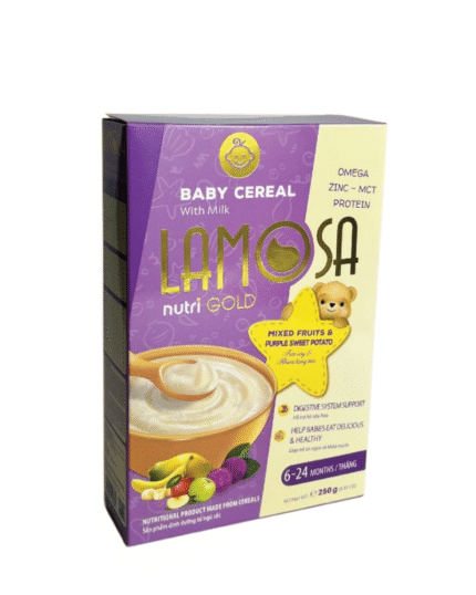 Lamosa Baby Cereal Mixed Fruits & Purple Sweet Potato – 250g