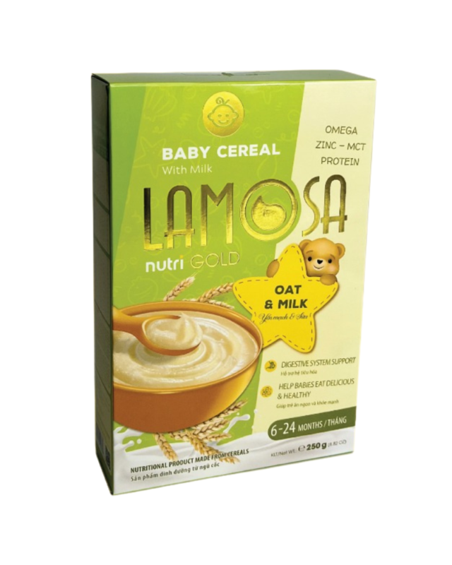 Lamosa Baby Cereal Oat & Milk – 250g
