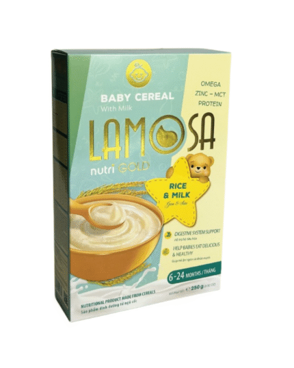 Lamosa Baby Cereal Rice & Milk – 250g