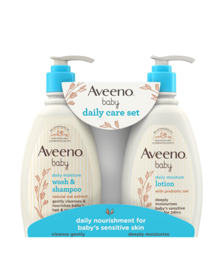 Aveeno Baby Daily Care Set Baby Lotion & Shampoo 532ml