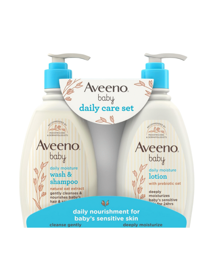 Aveeno Baby Daily Care Set Baby Lotion & Shampoo 532ml