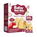 Baby Mum-Mum Apple & Pumpkin Organic Teething Wafers 50g