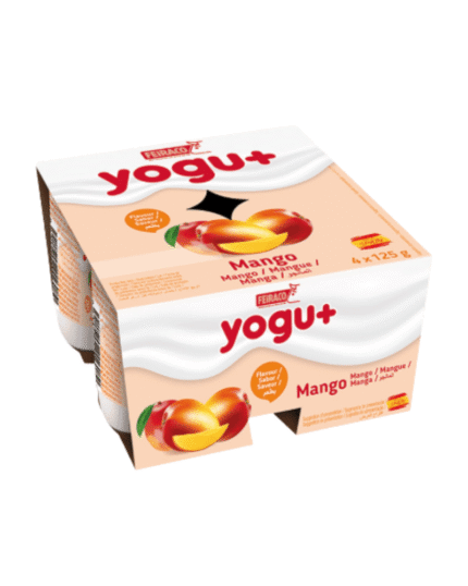 Feiraco Yogu+ Mango Yoghurt 4 Cups