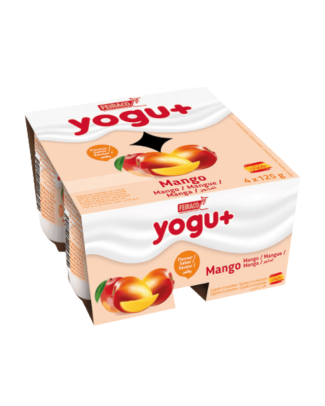 Feiraco Yogu+ Mango Yoghurt 4 Cups
