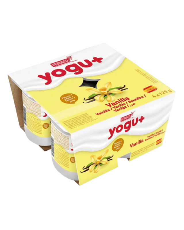 Feiraco Yogu+ Vanilla Yoghurt – 4 Cups