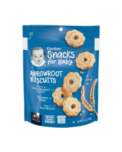 Gerber Arrowroot Biscuits – Snacks for Crawlers 10+ Months