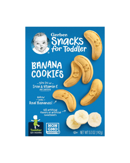Gerber Banana Cookies - Snacks for Toddlers 12+ Months
