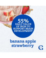 Gerber Hearty Bits Banana Apple Strawberry Multigrain Cereal 12 Months+ 227g