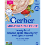 Gerber Hearty Bits Banana Apple Strawberry Multigrain Cereal 12 Months+ 227g