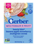Gerber Hearty Bits Banana Apple Strawberry Multigrain Cereal 12 Months+ 227g
