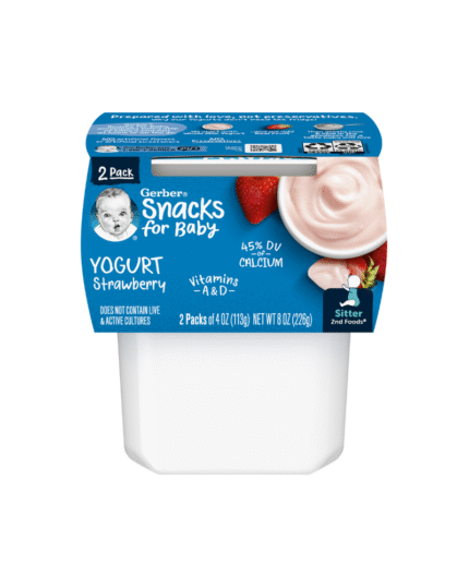 Gerber Snack for Baby Strawberry Yogurt Blends 6+ Months