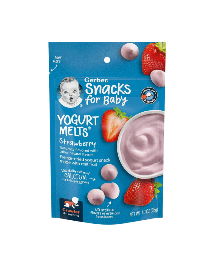 Gerber Snacks for Baby Strawberry Yogurt Melts 28g