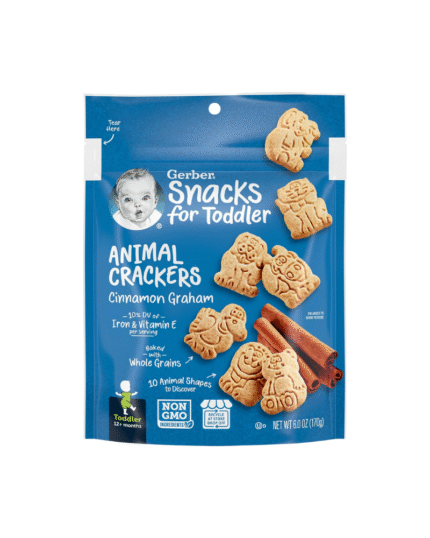 Gerber Snacks for Toddler Animal Crackers 12+ Months