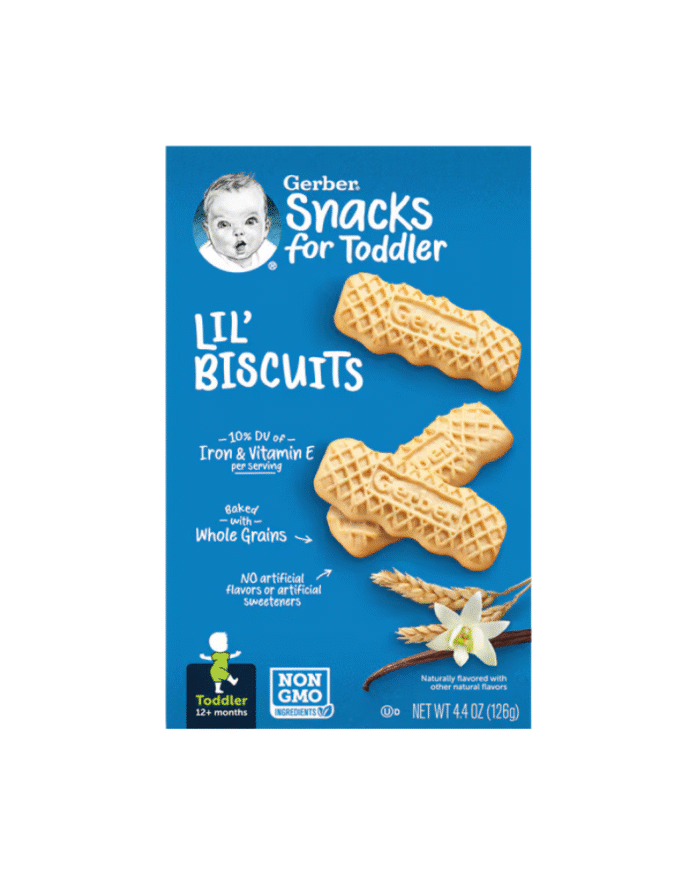 Gerber Snacks for Toddler Lil Biscuits 12+ Months