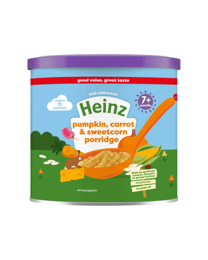 Heinz Pumpkin Carrot & Sweetcorn Porridge (7+ Months)