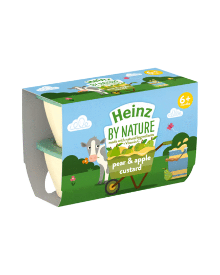 Heinz by Nature Pear & Apple Custard 100g