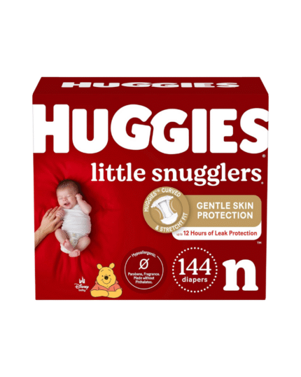 Huggies Little Snugglers Newborn Diapers (Size Newborn, 144 Count)