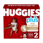 Huggies Little Snugglers Plus Diapers Size 2 (174 Count)