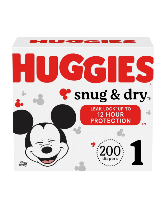 Huggies Snug & Dry Diapers Size 1 (200 Count)