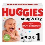 Huggies Snug & Dry Diapers Size 1 (200 Count)