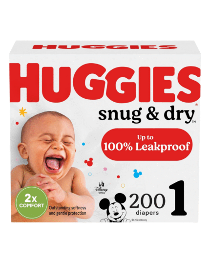 Huggies Snug & Dry Diapers Size 1 (200 Count)