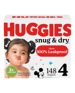 Huggies Snug & Dry Diapers Size 4 148 Count