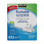 Kirkland Signature Moist Flushable Wipes 632 Wipes