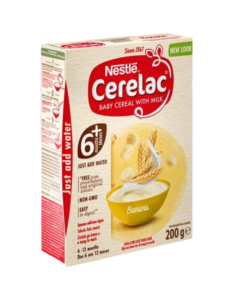 Nestle Cerelac Banana Baby Cereal with Milk 200g