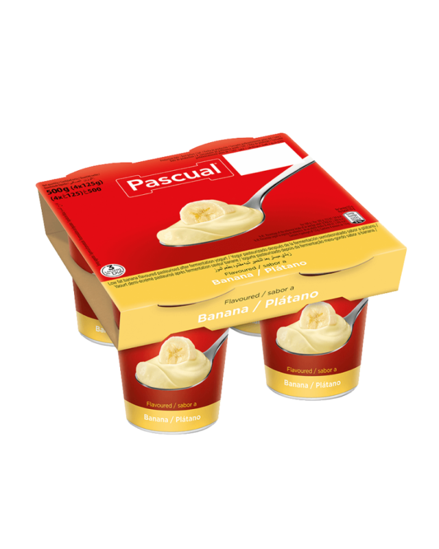 Pascual Banana Flavored Yogurt – 4 Cups