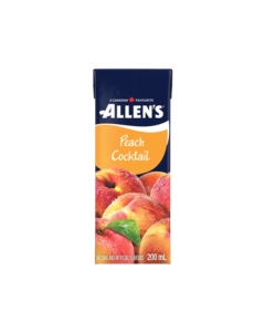 Allen’s Peach Cocktail Juice Box – Refreshing 200ml Fruit Drink Pack of 24