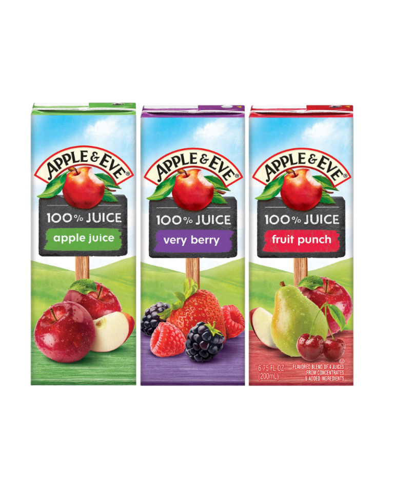 Apple & Eve 100% Juice Variety Pack – 36 Count (Apple Juice, Very Berry, Fruit Punch)