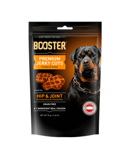 Booster Premium Jerky Cuts Chicken & Turkey Hip & Joint Dog Treats