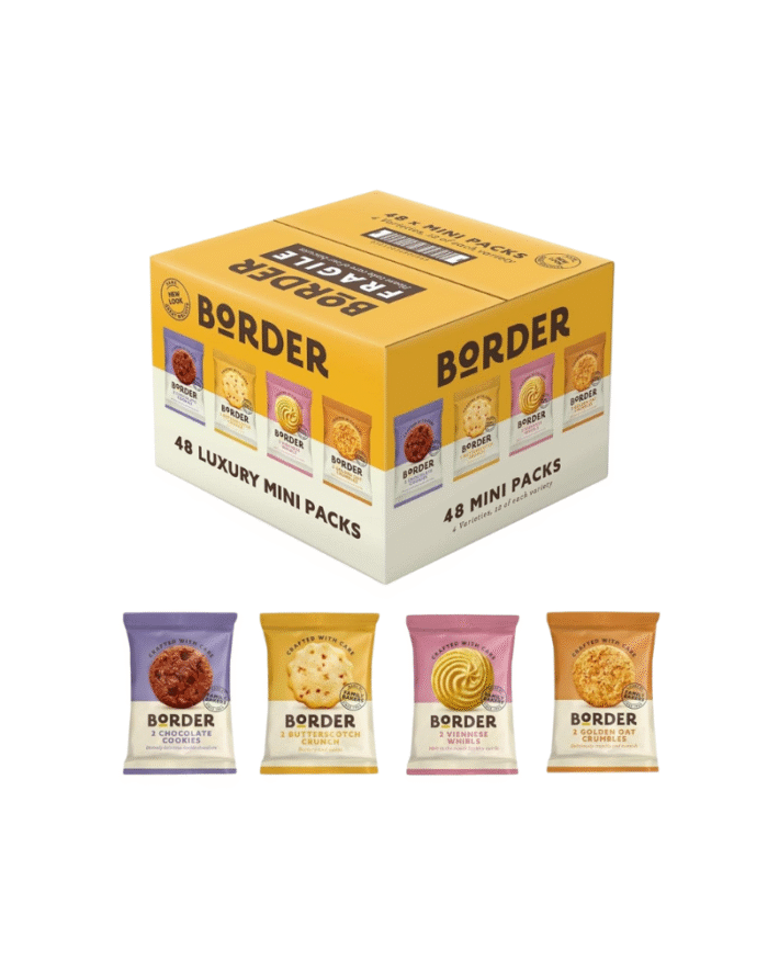 Border Biscuits 48 Luxury Mini Packs – Assorted Flavours
