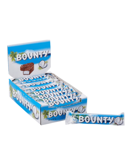 Bounty Coconut Chocolate Bar 24 x 57g – Creamy, Sweet & Tropical