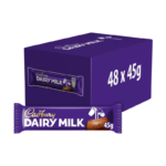Cadbury Dairy Milk 45g Bars (48-Pack) – Creamy Chocolate Box