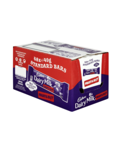 Cadbury Dairy Milk Fruit & Nut – 48 x 49g Chocolate Bars Box