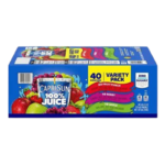 Capri Sun 100% Juice Variety Pack – 40 Pouches of Fruit Punch, Berry & Apple