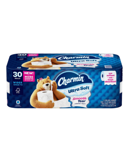 Charmin Ultra Soft Toilet Paper – 30 Mega Rolls, Smooth Tear