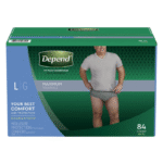 Depend FIT-FLEX Underwear for Men Large (84 Count)