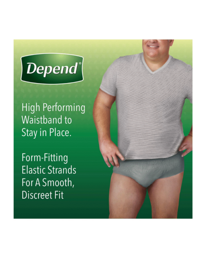 Depend FIT-FLEX Underwear for Men Large (84 Count)