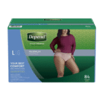 Depend Fit-Flex Underwear for Women Large 84 Count