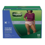 Depend Fit-Flex Underwear for Women Medium, 88 Count