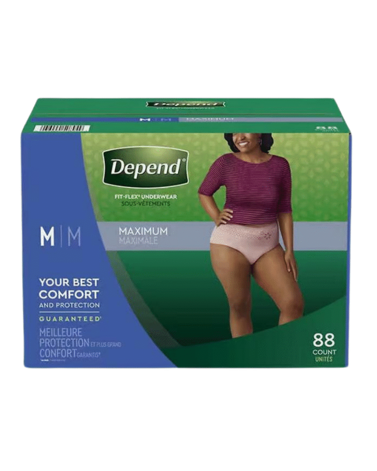 Depend Fit-Flex Underwear for Women Medium, 88 Count