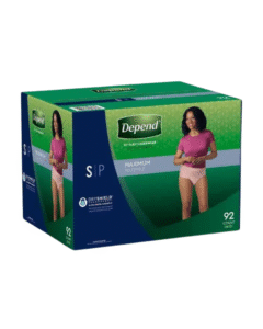 Depend Women's Incontinence Underwear Small/Medium, 92 Count