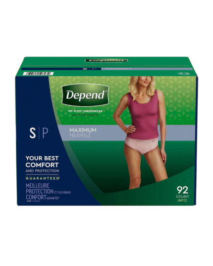 Depend Women's Incontinence Underwear Small/Medium, 92 Count