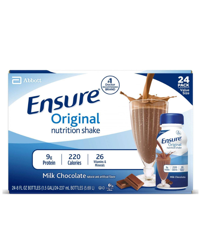 Ensure Original Milk Chocolate Nutrition Shake 24-Pack