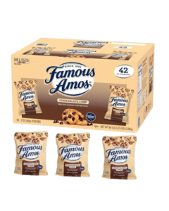 Famous Amos Chocolate Chip Cookies – 42 Pouches